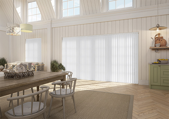 Solento (Blackout), Vogue White - Vertical Blind - Image 7